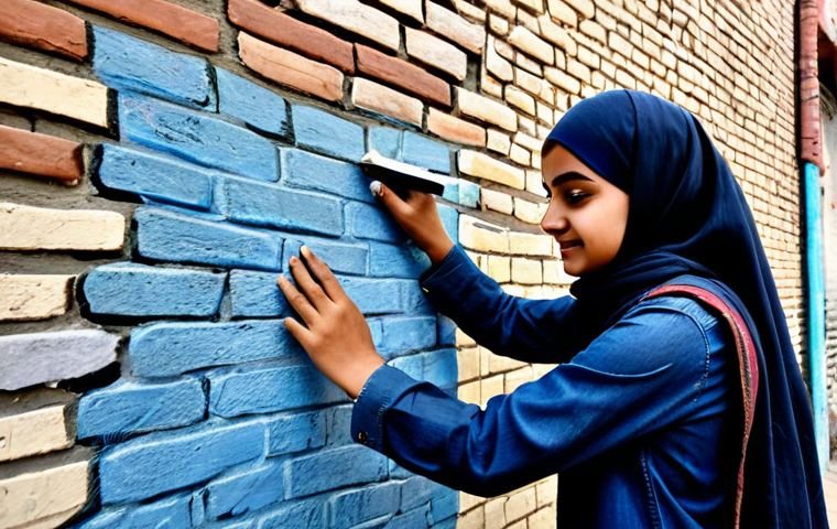 거리공연에서의 즉흥 연주 - **

"A vibrant street scene in a bustling Pakistani city. A musician with a sitar, fully clothed in ...