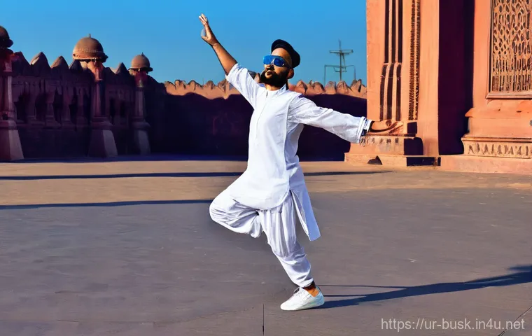 거리공연에서의 길거리 춤 - **Prompt 2: "Digital Age Street Dance Sensation"**
    "A striking image of a confident young female...