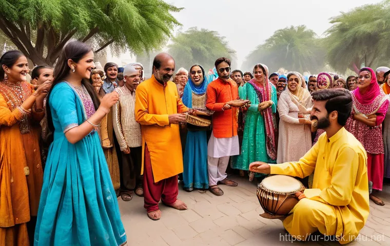 거리공연의 예술적 가치 - **Prompt:** A determined young female street artist, wearing a modest, modern dress and a light card...