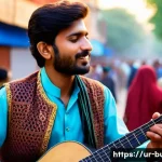 거리공연의 촬영 및 편집 기법 - **Golden Hour Melodies on Mal Road:**
"A heartwarming, realistic street photograph capturing a P...